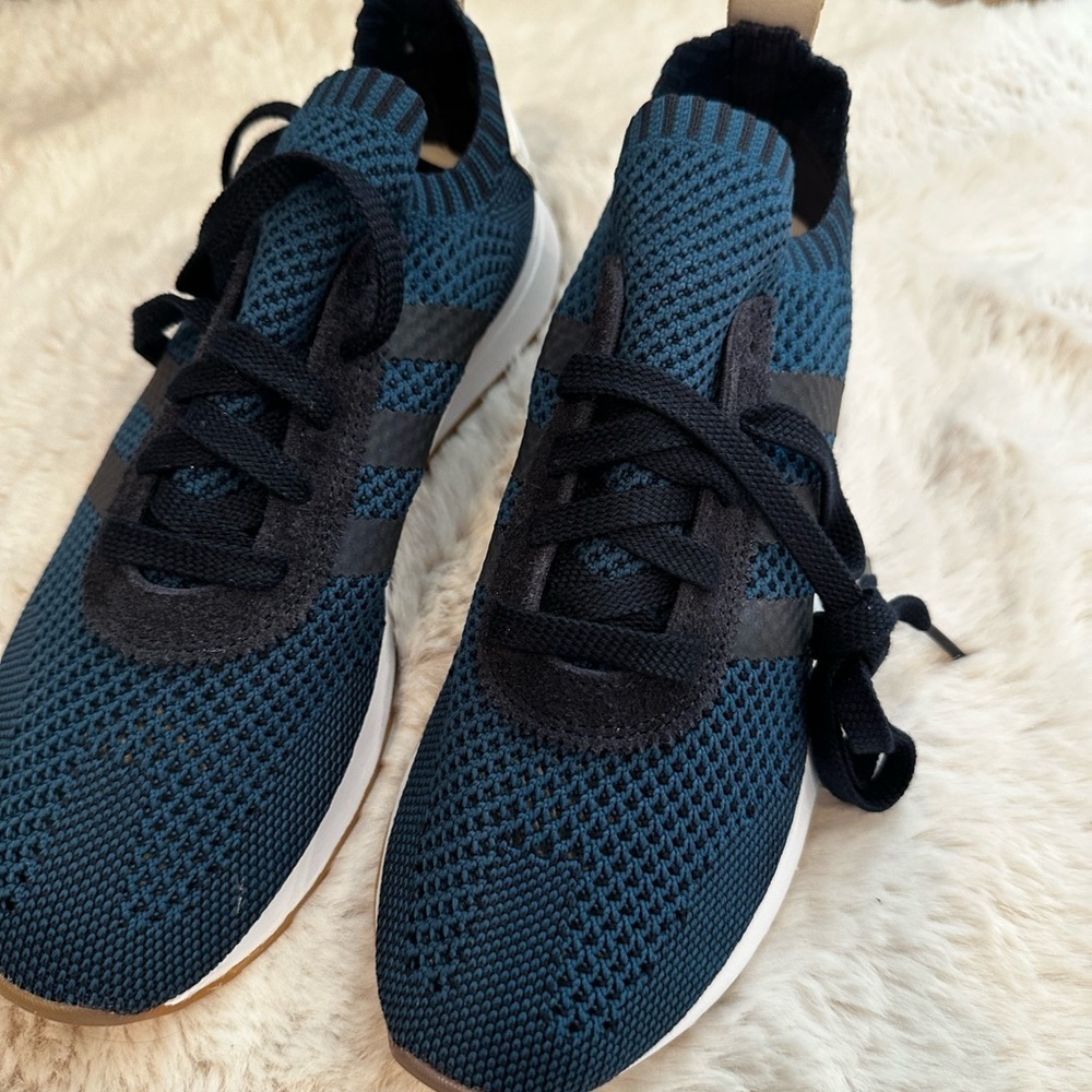 Adidas Navy and Black Knit Sneakers